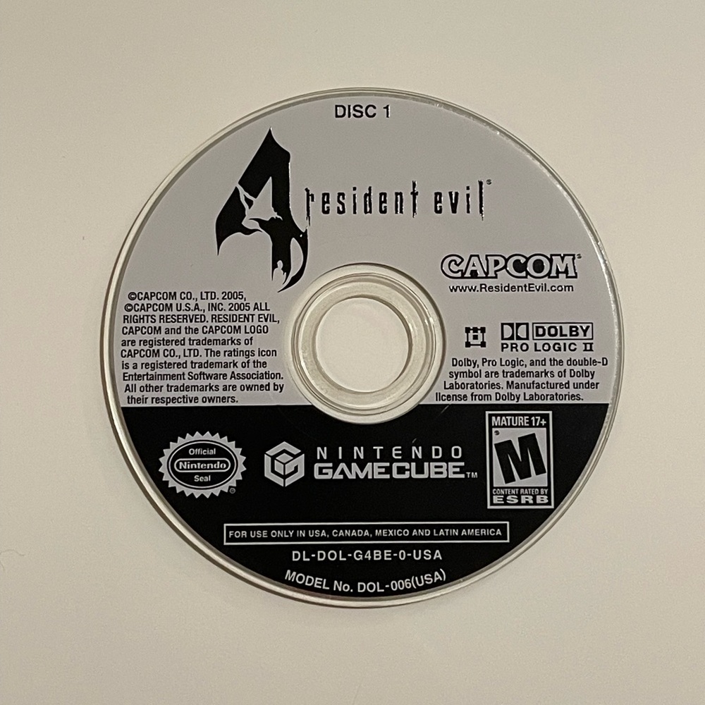 PENDING Resident Evil 4 (2005) By Capcom Nintendo GameCube Disc 1 Only